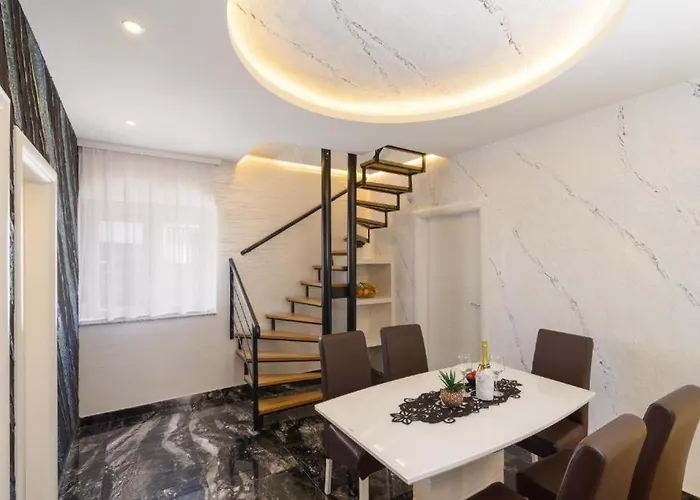 Apartment In Okrug Gornji With Sea View, Balcony, Air Conditioning, Wifi 5134-3