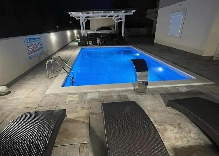 Apartment In Okrug Gornji With Sea View, Balcony, Air Conditioning, Wifi 5134-3